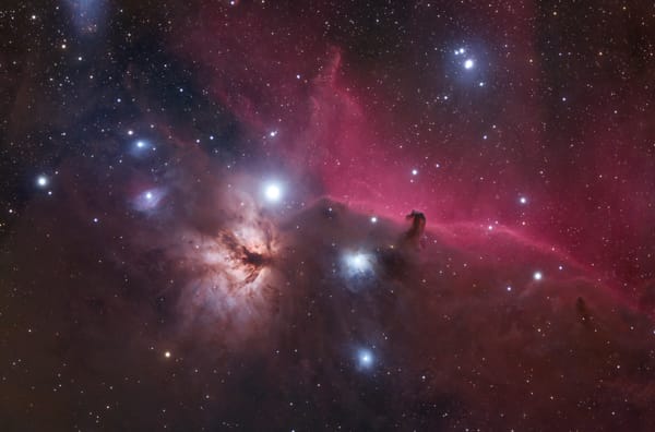 The Horsehead and Flame Nebula Complex